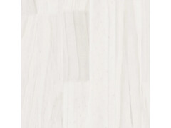  Zahradní truhlík bílý 200 x 50 x 50 cm masivní borové dřevo