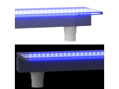  Přelivový vodopád s RGB LED osvětlením akryl 90 cm
