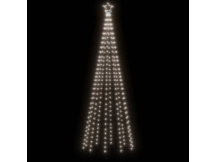  Vánoční stromek kužel 310 studených bílých LED diod 100x300 cm