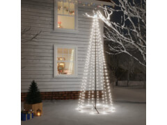  Vánoční stromek kužel 310 studených bílých LED diod 100x300 cm