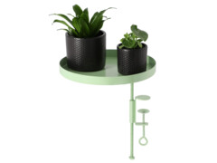 Esschert Design Stojan na rostliny se svorkou kulatý zelený L