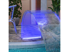  Bazénová fontána s RGB LED osvětlením akryl 50 cm
