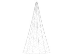  Vánoční stromek na stožár 500 teplých bílých LED diod 300 cm