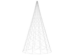  Vánoční stromek na stožár 3 000 teple bílých LED diod 800 cm
