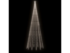  Vánoční strom s hrotem 732 studených bílých LED diod 500 cm