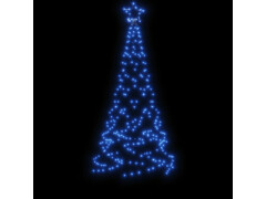  Vánoční strom s hrotem 200 modrých LED diod 180 cm