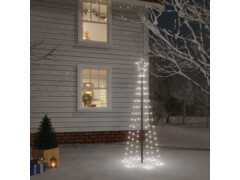  Vánoční strom s hrotem 108 studených bílých LED diod 180 cm