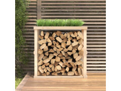  Venkovní stojan na dřevo 108 x 52 x 106 cm masivní borovice