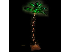  Palma s 88 teplými bílými LED diodami 150 cm