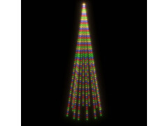  Vánoční stromek na stožár 732 barevných LED diod 500 cm