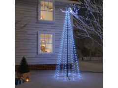  Vánoční stromek kužel 310 modrých LED diod 100 x 300 cm
