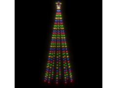  Vánoční stromek kužel 310 vícebarevných LED diod 100 x 300 cm