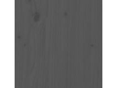  Truhlík šedý 80 x 80 x 27 cm masivní borové dřevo