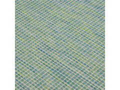  Venkovní hladce tkaný koberec 120x170 cm tyrkysová