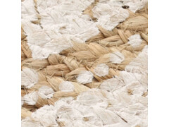  Kusový koberec pletený juta s potiskem 180 cm kulatý