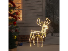  Vánoční sob s pohyblivou hlavou teplé bílé LED 76 x 42 x 87 cm