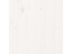  Stojan na dřevo bílé 33,5 x 30 x 110 cm masivní borovice