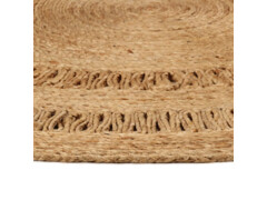  Kusový koberec ručně pletený juta 180 cm kulatý