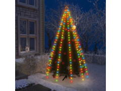 Světelná síť na vánoční stromek 300 barevných LED diod 300 cm
