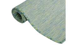  Venkovní hladce tkaný koberec 140x200 cm tyrkysová