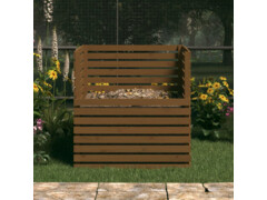  Kompostér medově hnědý 100 x 100 x 102 cm masivní borové dřevo
