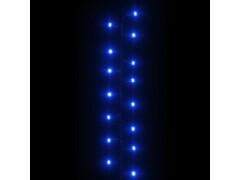 Kompaktní LED řetěz se 400 LED diodami modrý 13 m PVC
