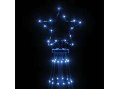  Vánoční strom s hrotem 732 modrých LED diod 500 cm