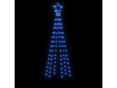  Vánoční stromek kužel 108 modrých LED diod 70 x 180 cm