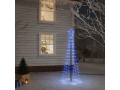  Vánoční strom s hrotem 108 modrých LED diod 180 cm