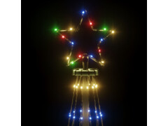  Vánoční stromek kužel 732 vícebarevných LED diod 160 x 500 cm