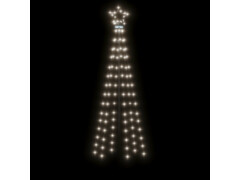  Vánoční stromek kužel 108 studených bílých LED diod 70 x 180 cm