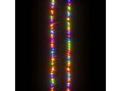  Světelný LED řetěz trs se 400 LED diodami vícebarevný 7,4 m PVC