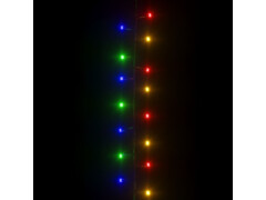  Světelný LED řetěz se 2 000 LED diodami vícebarevný 45 m PVC