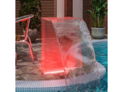  Bazénová fontána s RGB LED osvětlením akryl 51 cm