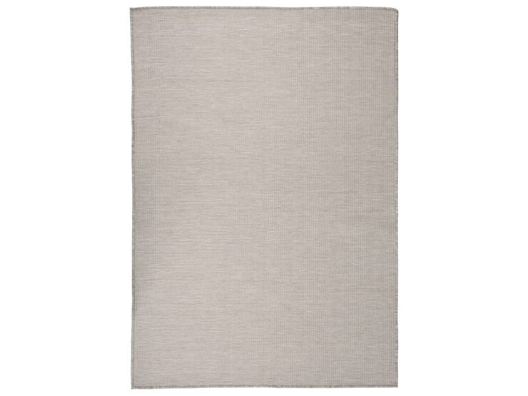  Venkovní hladce tkaný koberec 160x230 cm taupe