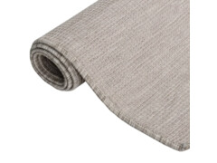  Venkovní hladce tkaný koberec 160x230 cm taupe