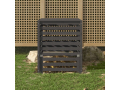  Kompostér šedý 82,5 x 82,5 x 99,5 cm masivní borové dřevo