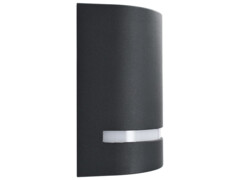  Venkovní nástěnná svítidla 2 ks 35 W černá půlkruhová