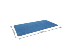 Bestway Solární plachta na bazén Flowclear obdélník 703 x 336 cm modrá