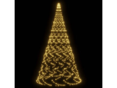  Vánoční stromek na stožár 1 400 teple bílých LED diod 500 cm