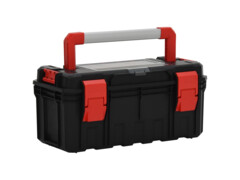  Kufr na nářadí černý a červený 55 x 28 x 26,5 cm