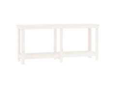  Dílenský stůl bílý 180 x 50 x 80 cm masivní borovice