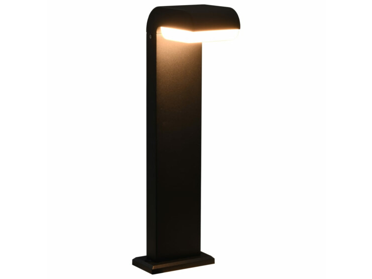  Venkovní LED lampa 9 W černá oválná