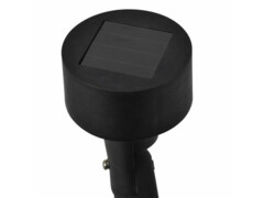 Zahradní solární LED bodové svítidlo - 12 ks - černé