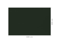  Koberec do stanu 400 x 600 cm tmavě zelený