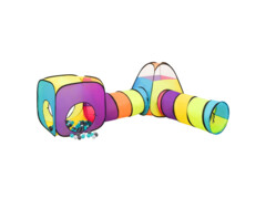  Dětský stan na hraní s 250 míčky vícebarevný 190 x 264 x 90 cm
