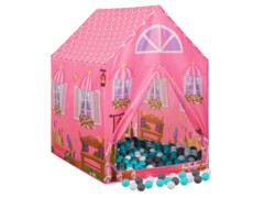  Dětský stan na hraní s 250 míčky růžový 69 x 94 x 104 cm
