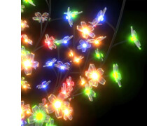  Vánoční strom 1200 LED diod barevné světlo třešňový květ 400 cm
