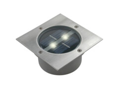 Ranex Solární bodové světlo čtvercové 0,12 W stříbrné 5000.198