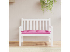  Poduška na zahradní lavici růžová 110 x 50 x 7 cm textil